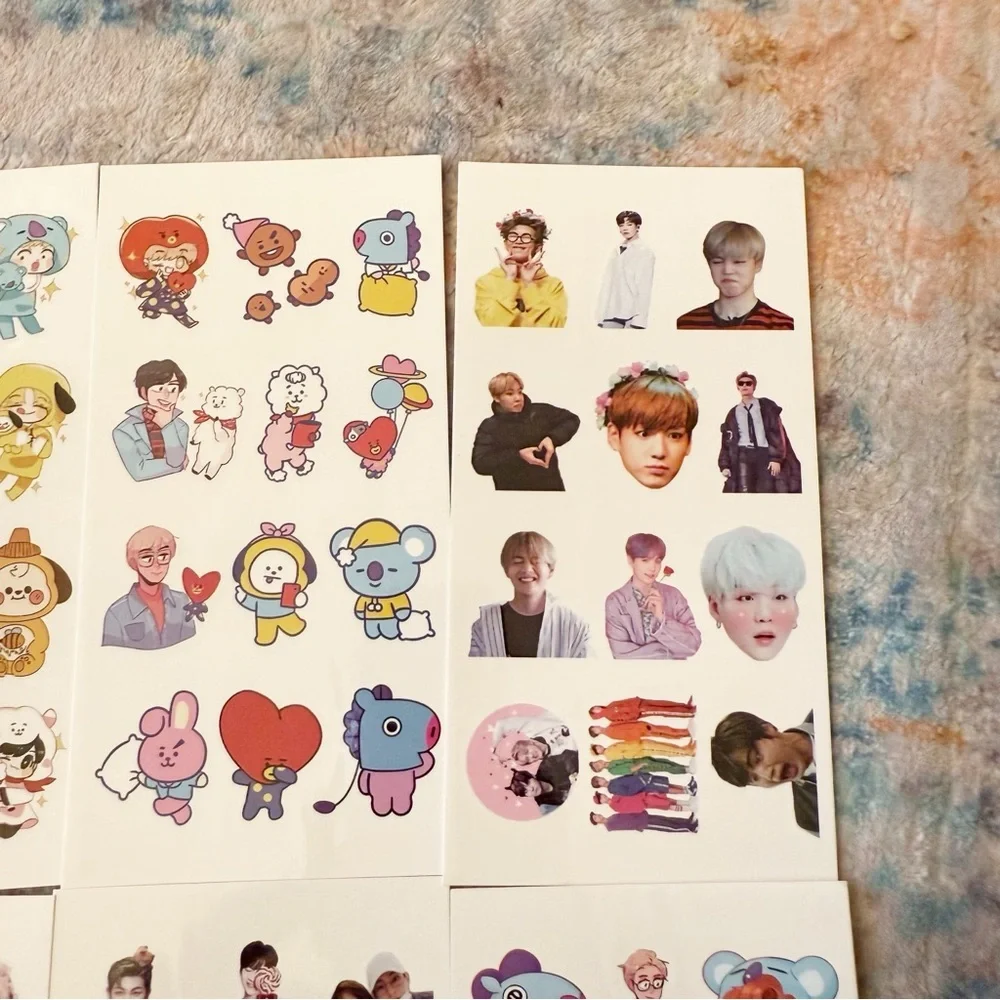 K-pop Temporary Tattoos BTS 8 sheets Army